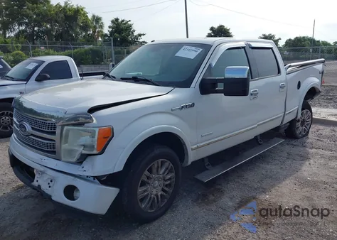 2011 Ford F150 Platinum from USA, damaged, VIN 1FTFW1ET8BFD22161